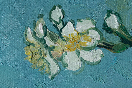 Blossoming Almond Tree Oil Painting Replica detail