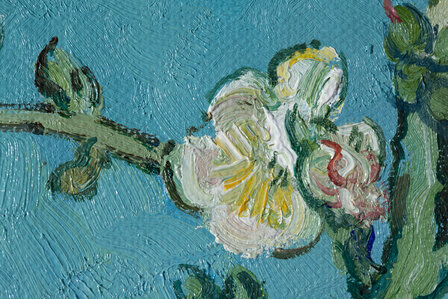 Blossoming Almond tree Van Gogh replica detail