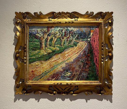 Pollard Willows framed Van Gogh reproduction