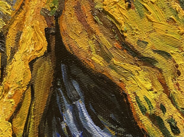 The Good Samaritan Van Gogh replica detail