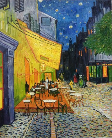 Caféterras bij Nacht Van Gogh reproductie | Van Gogh Studio