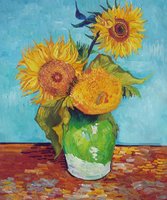 Van zonnebloemen schilderijen in olieverf op | Studio